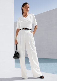 Weite Bundfalten-Hose thumbnail 7