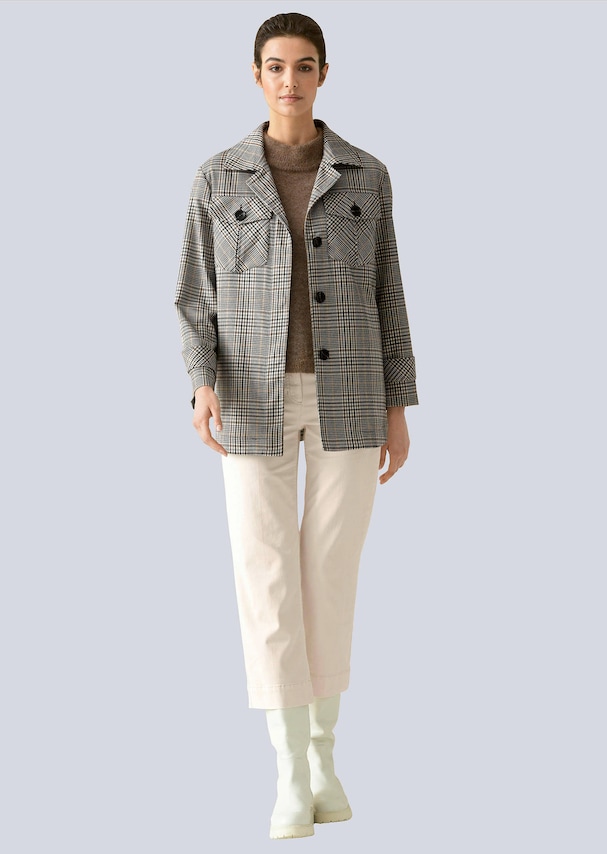 Blazer mit Hemkragen 1