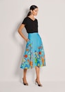 Midi skirt with pop art print thumbnail 2