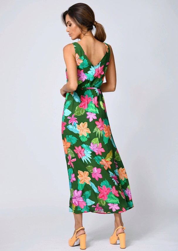 Kleid in sommerlichem allover Blumendessin 1