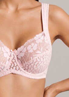 Bügel-BH mit Jacquard und Spitze thumbnail 4