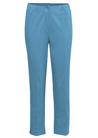 blau Moderne Hose mit streckenden Biesen