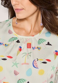 Gedessineerde blouse thumbnail 5