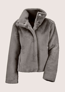Short faux fur jacket thumbnail 6
