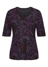 Trageangenehmes Shirt mit schimmerndem Metallic-Druck thumbnail 2
