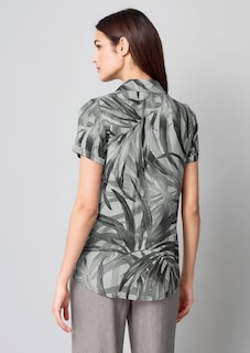 Bluse mit grafischem Druck thumbnail 3