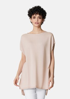 Sleeveless fine knit jumper made from pure new wool thumbnail 1