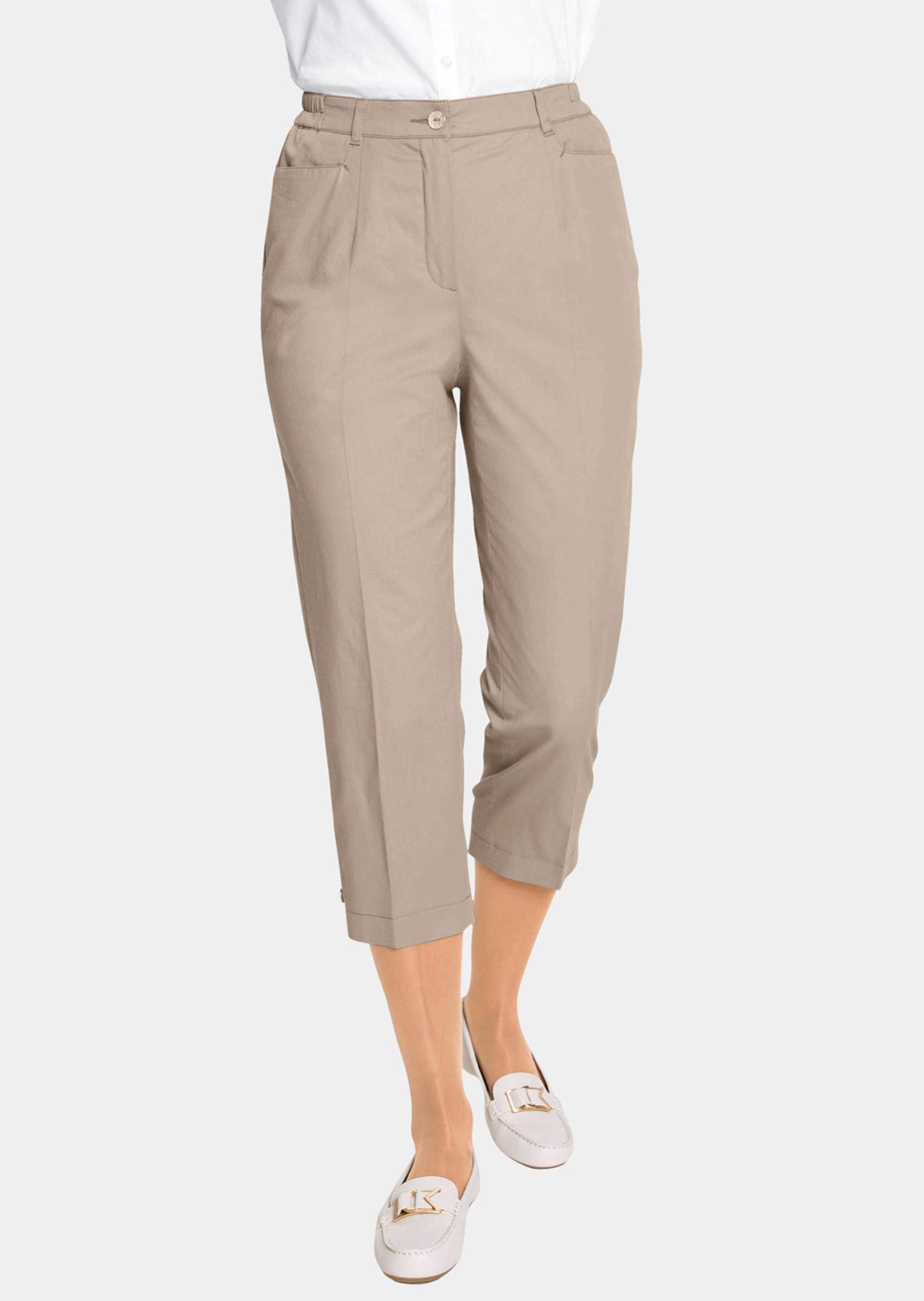 Pantalon 3/4 CARLA en coton Pima