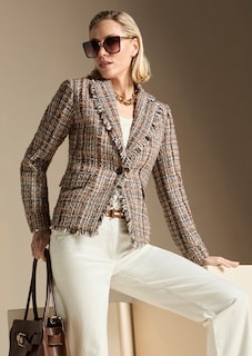 Tweedblazer im Multi-Colour-Look thumbnail 1