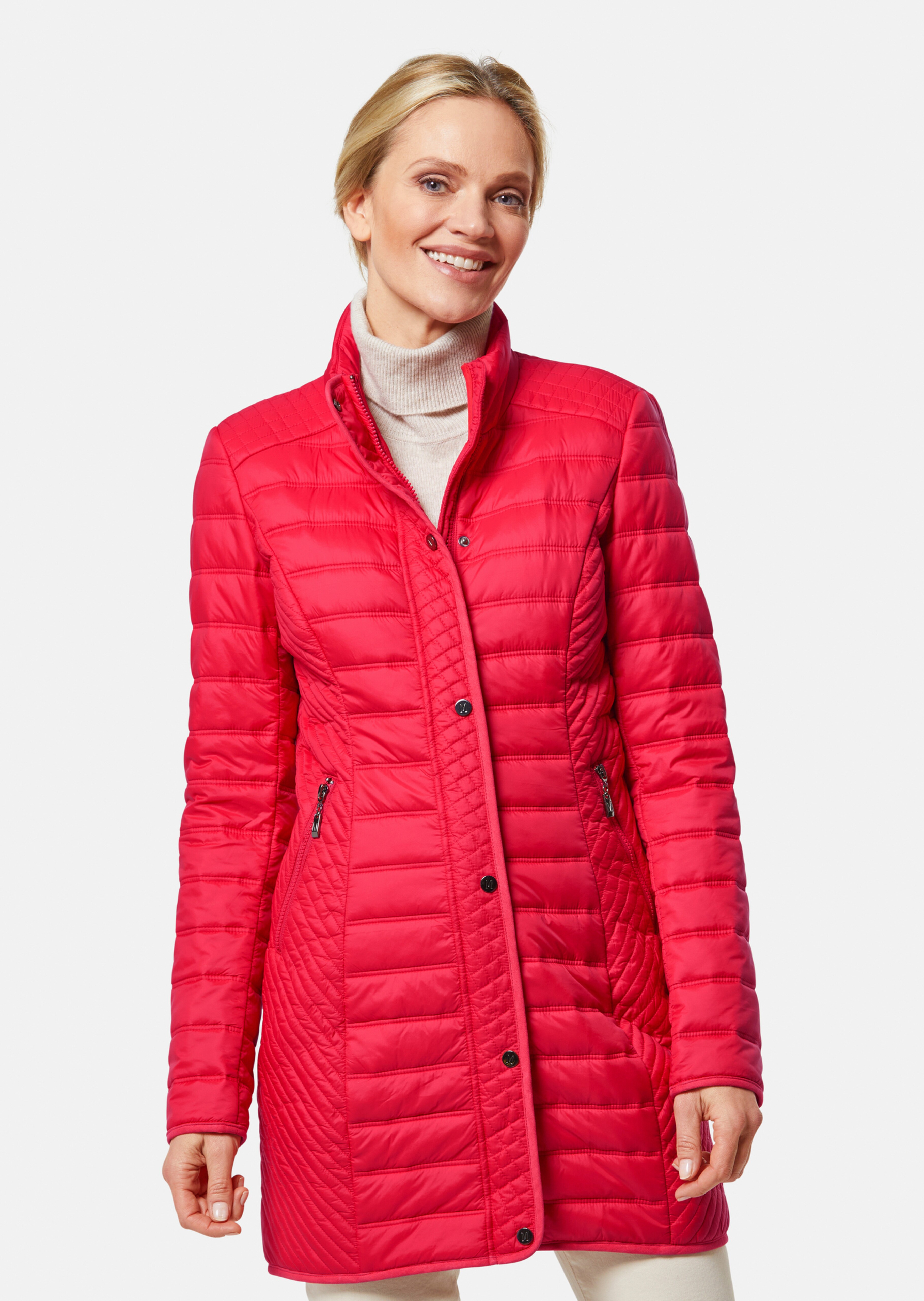 Lange Steppjacke