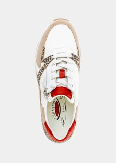 Sneakers en cuir avec zip thumbnail 2