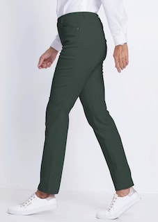 Pantalon LOUISA à taille élastique en coton satiné thumbnail 7