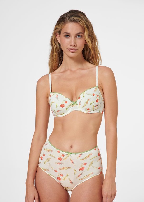 Jumper bra with floral print