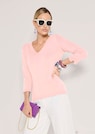 Baumwollpullover mit V-Ausschnitt thumbnail 4