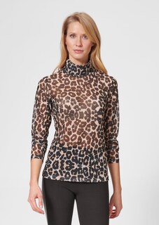 Langarm-Shirt mit Leoprint thumbnail 1