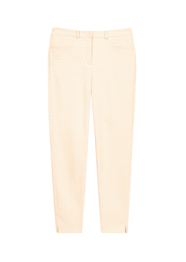 Stretch trousers with jacquard pattern 5