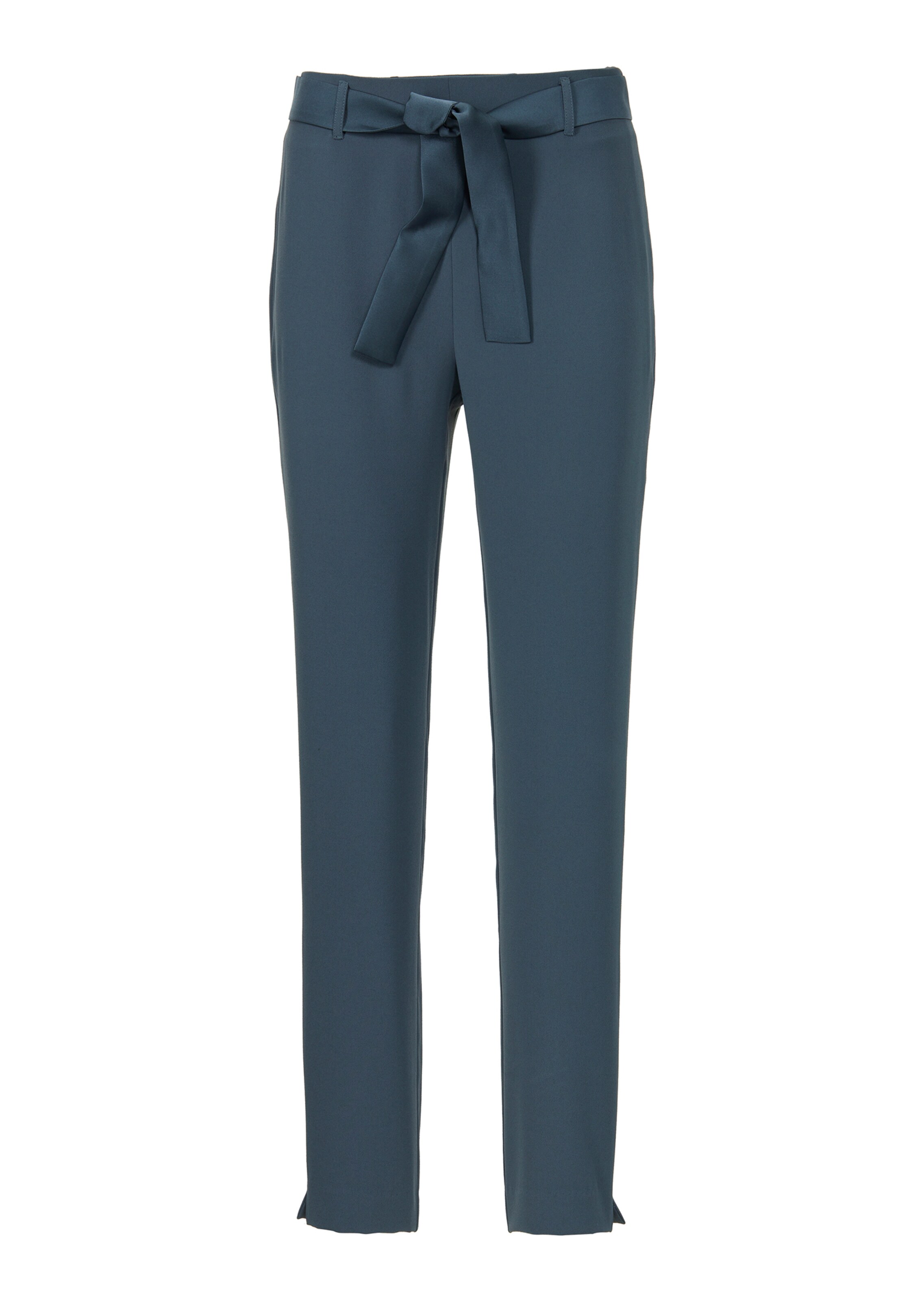 Schlanke Hose mit Bindeband