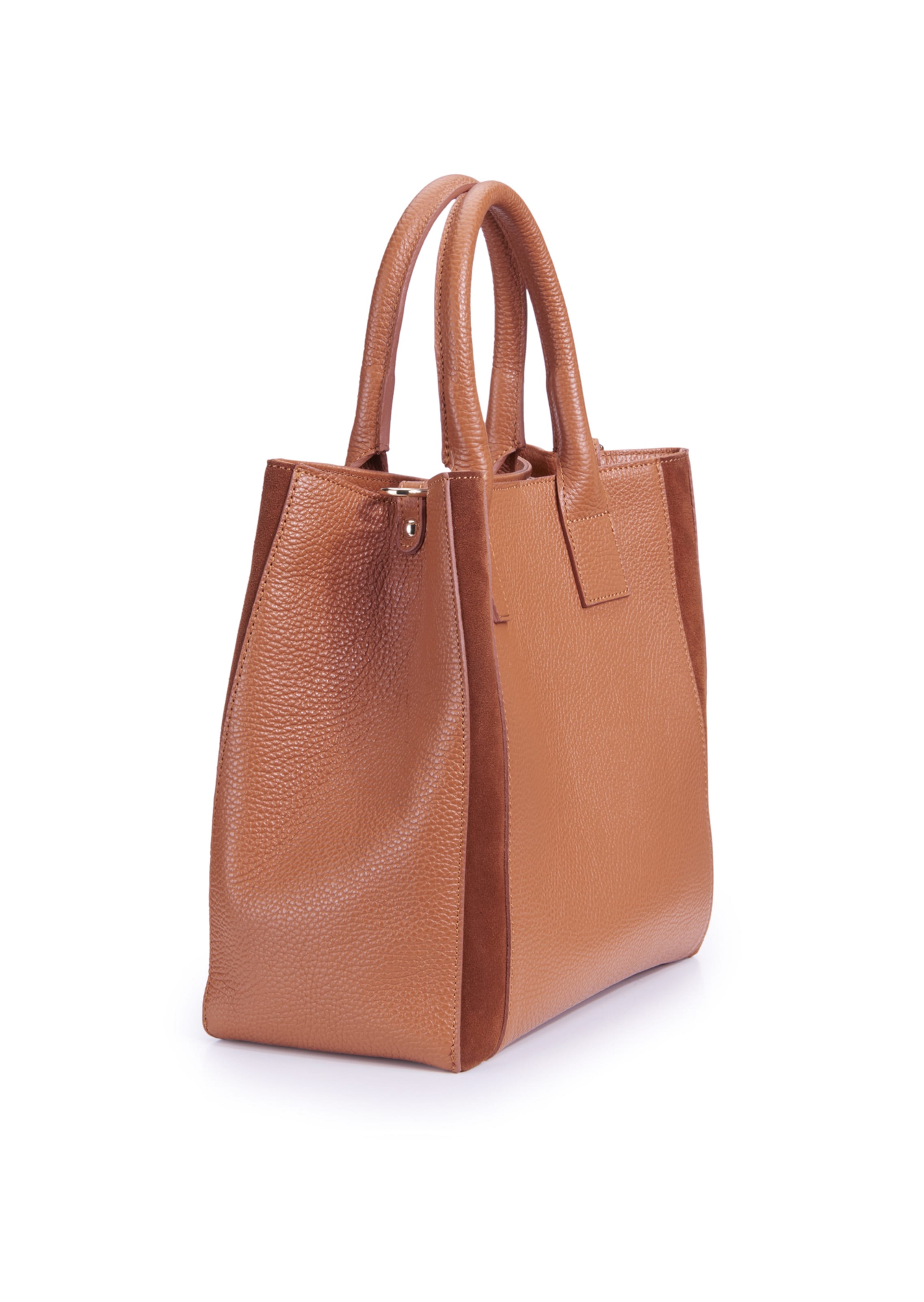 Ledertasche mit variablem Umhängeriemen