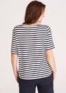 T-shirt à rayures avec motif sur le devant thumbnail 3