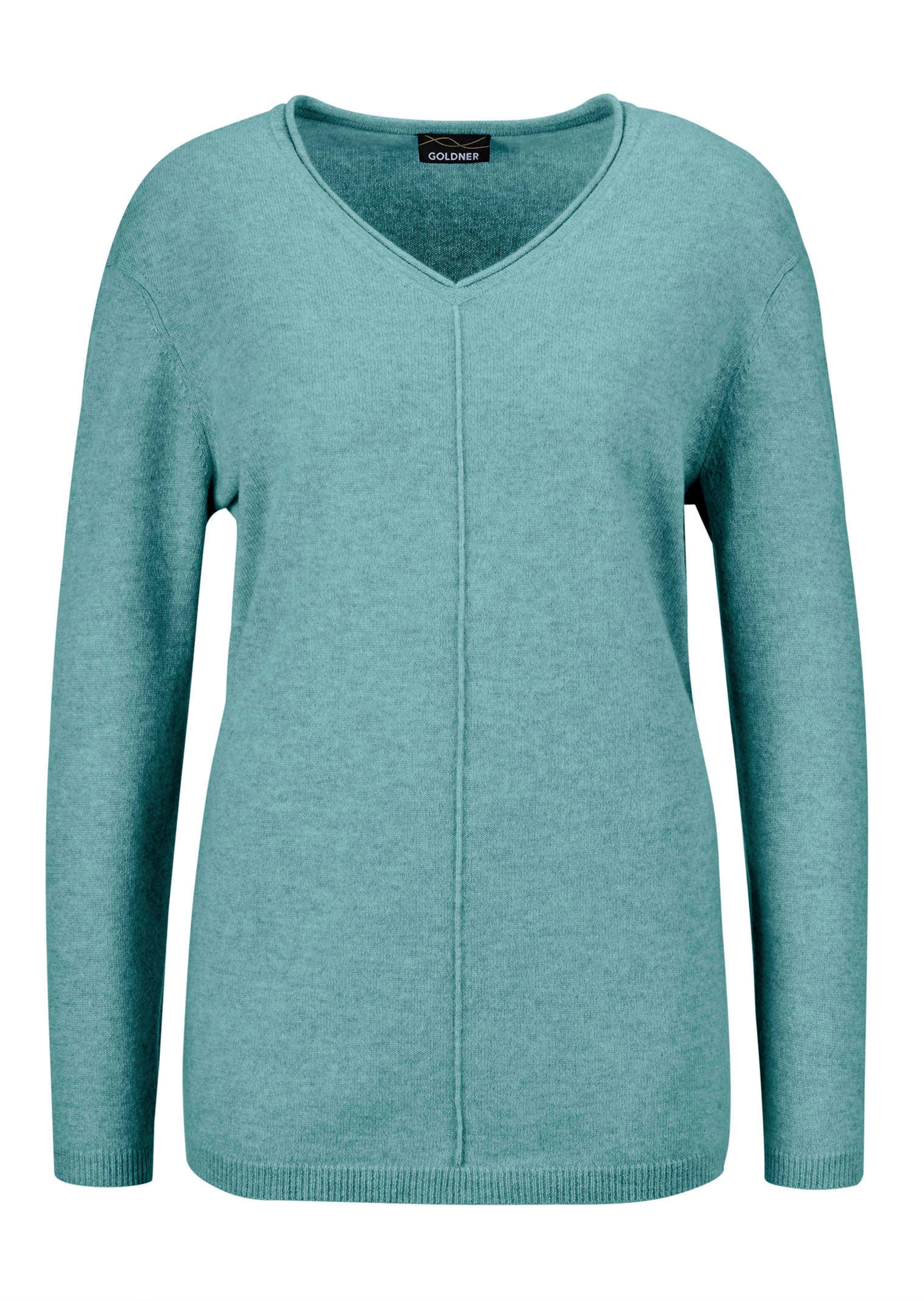 Kaschmirpullover mit V-Ausschnitt