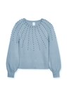 Schurwoll-Pullover mit Zierperlen thumbnail 1