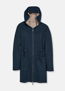 Lange Jersey-Jacke in Doubleface-Qualität thumbnail 6