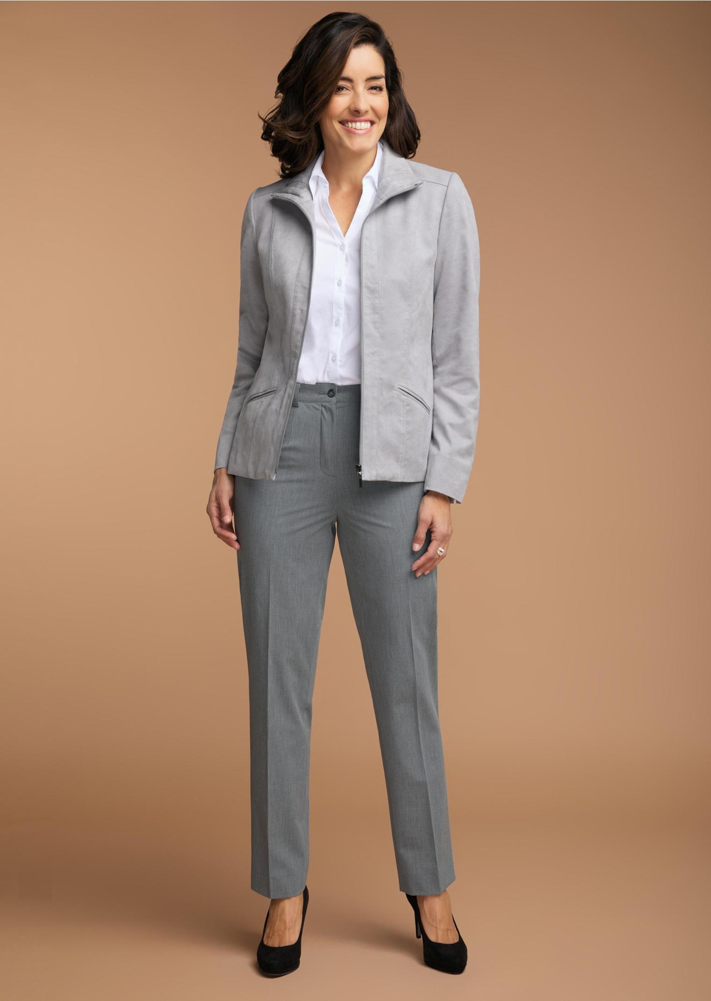 Pantalon Ceramica ANNA - gris / chiné - Gr. 255 de Goldner Fashion