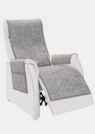 grau / gemustert Sessel- und Sofaüberwürfe