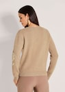 Rundhals-Pullover mit glitzernden Pailletten thumbnail 3