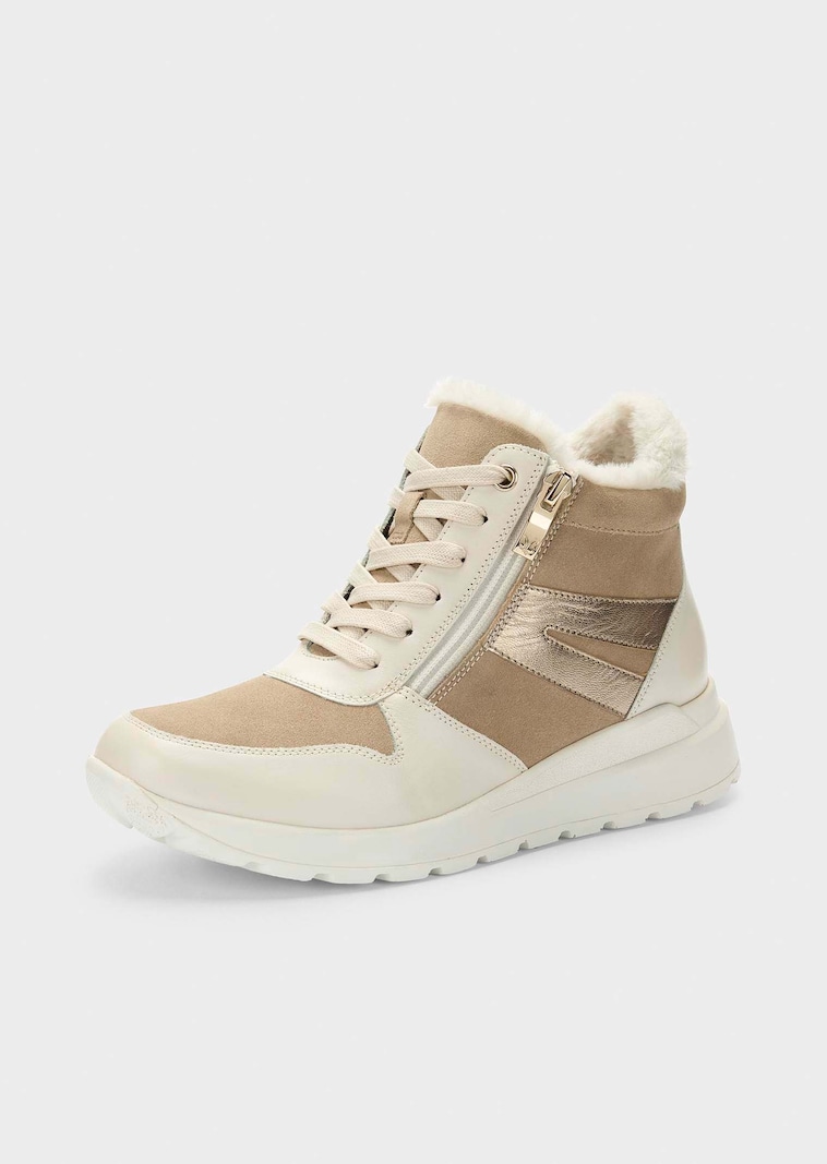 Bottines avec doublure chaude