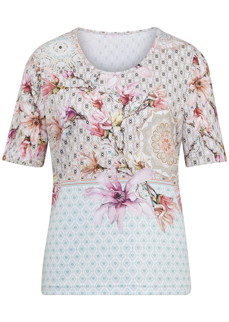 Bequemes Druckshirt im Mustermix