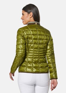 Tailored quilted jacket with stand-up collar. thumbnail 3