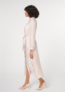 Bedrucktes Hemdblusenkleid mit Gürtel thumbnail 4