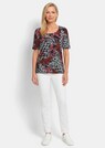 Shirt van viscose met een abstract bontmotief thumbnail 2