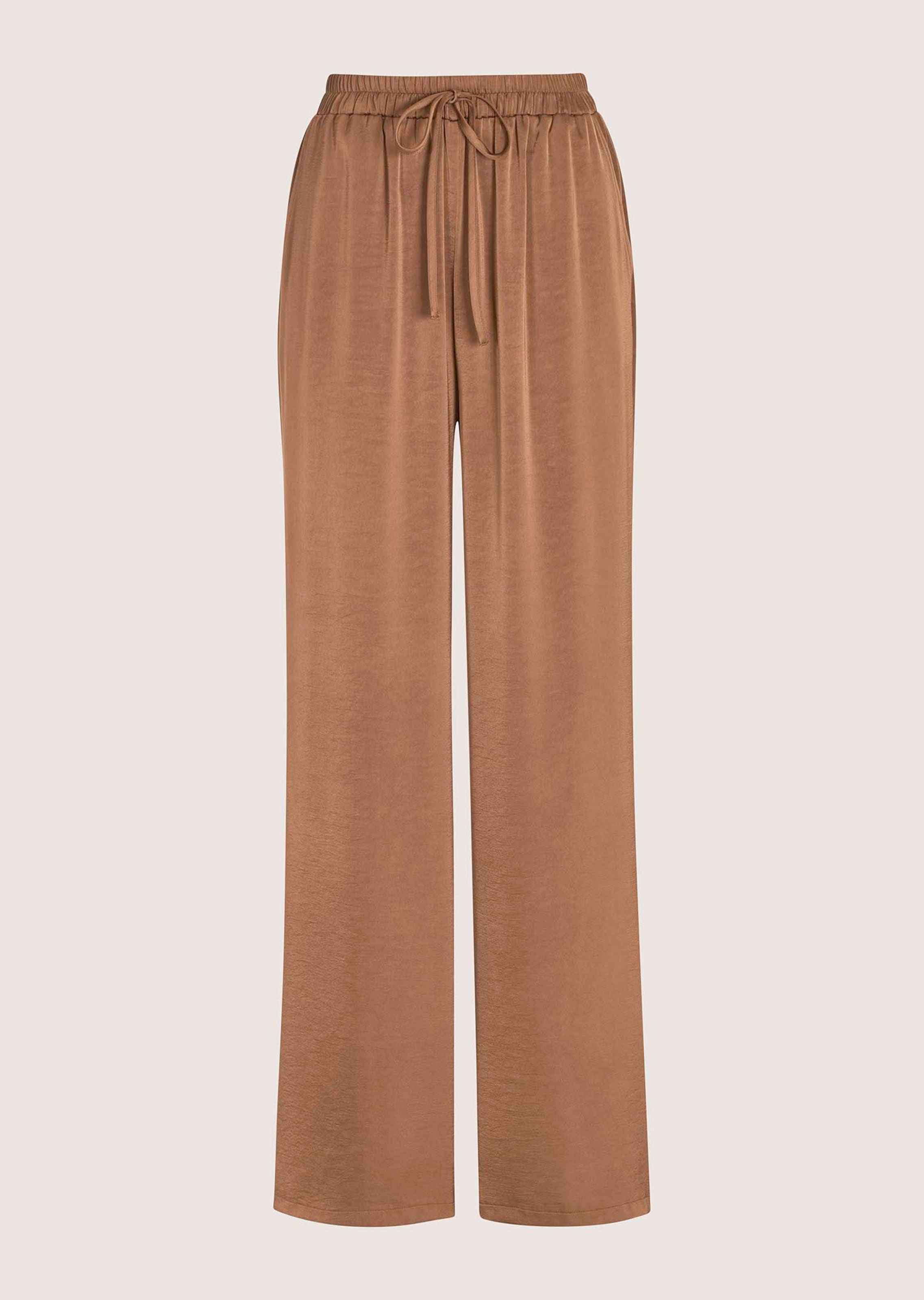 Satinhose mit weitem Bein