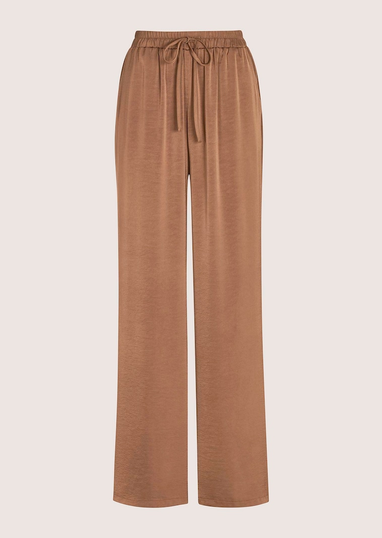 Satinhose mit weitem Bein