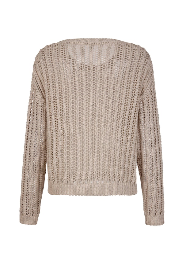 Pullover mit Lochstrickmuster 6