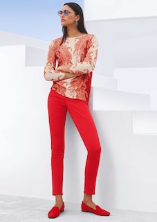 Jeans mit feinem Fransensaum thumbnail 7