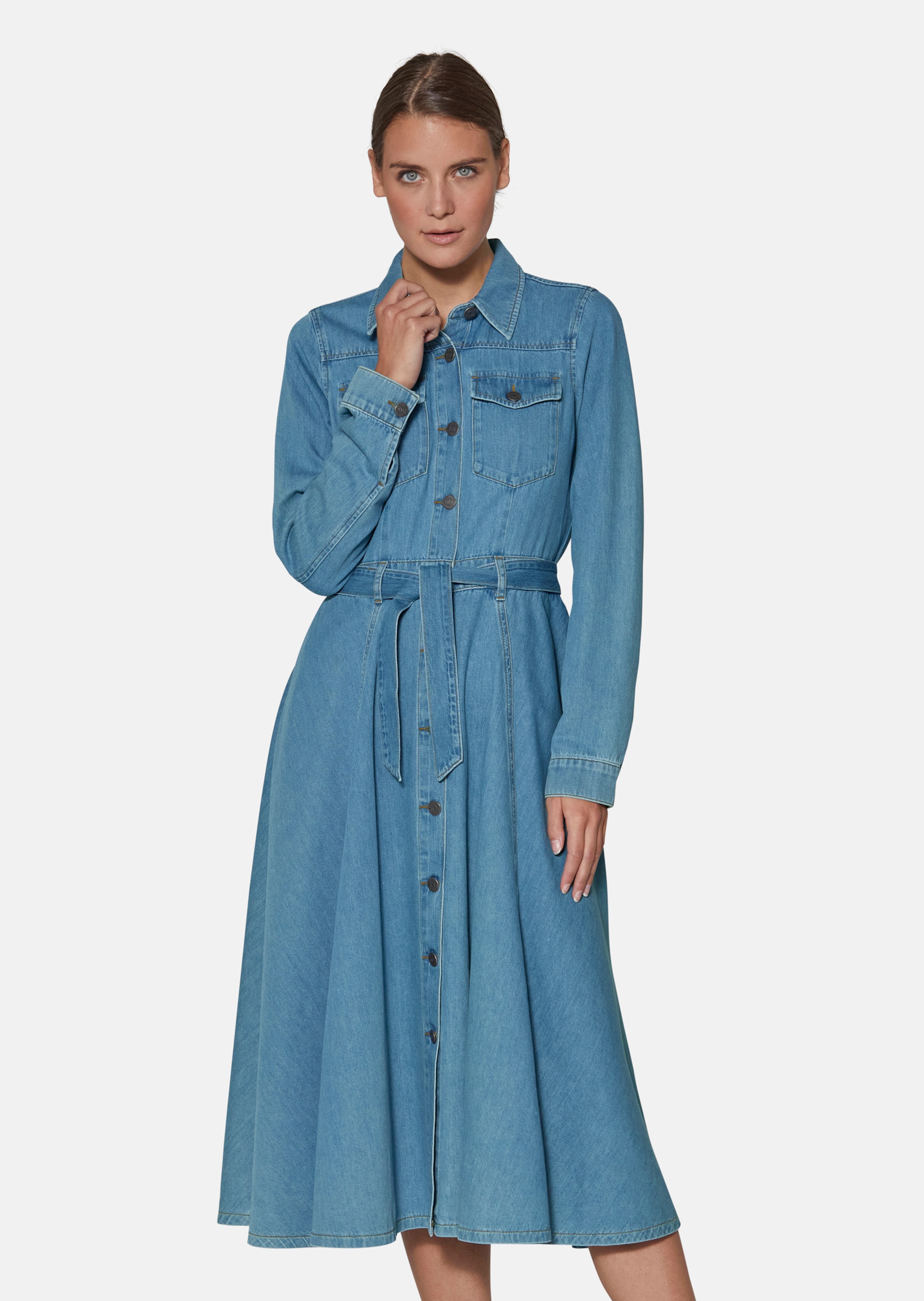 Jean dress with buttons best sale