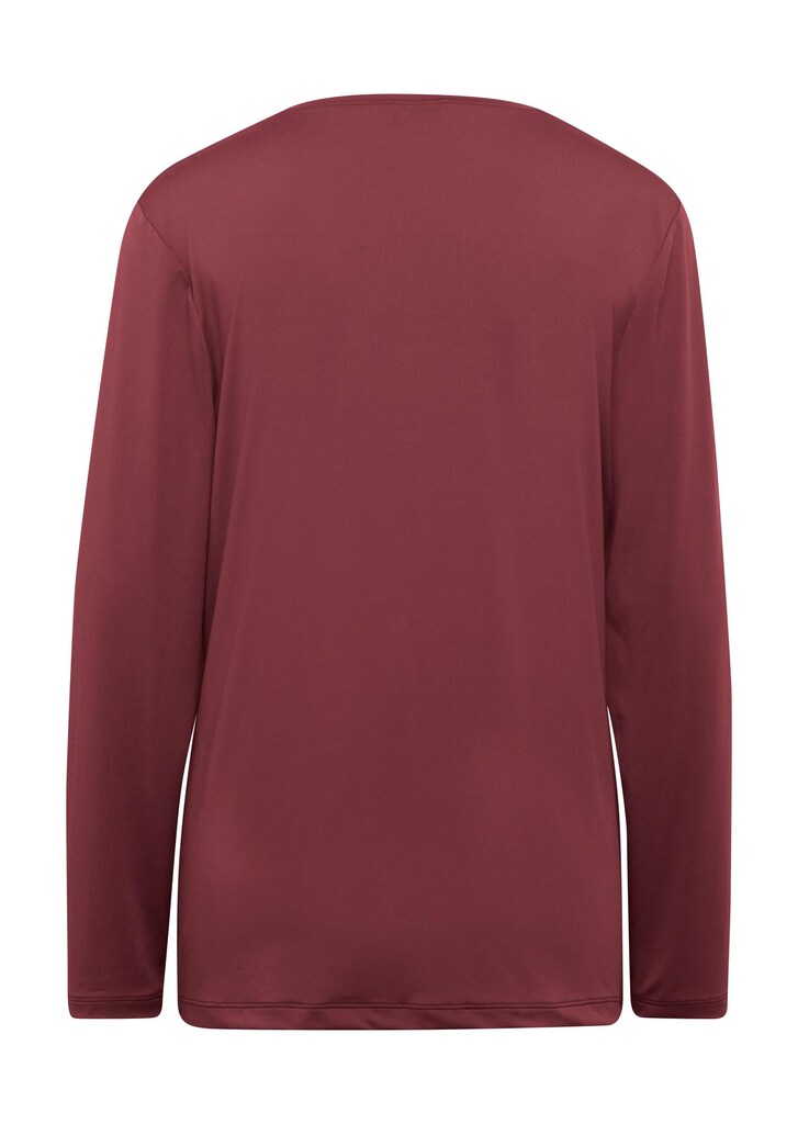 Shirt mit V-Ausschnitt und Langarm