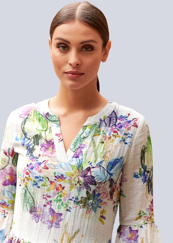 Kleid mit Blumendruck 3