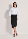 Pencil skirt with wrap effect thumbnail 2