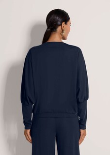 Lässiges Freizeitshirt mit Fledermausärmeln thumbnail 3