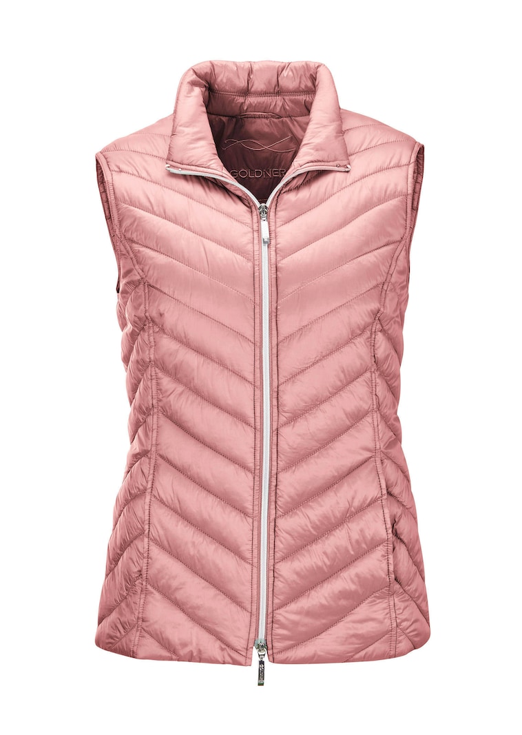 Gilet matelassé léger avantageux pour la silhouette