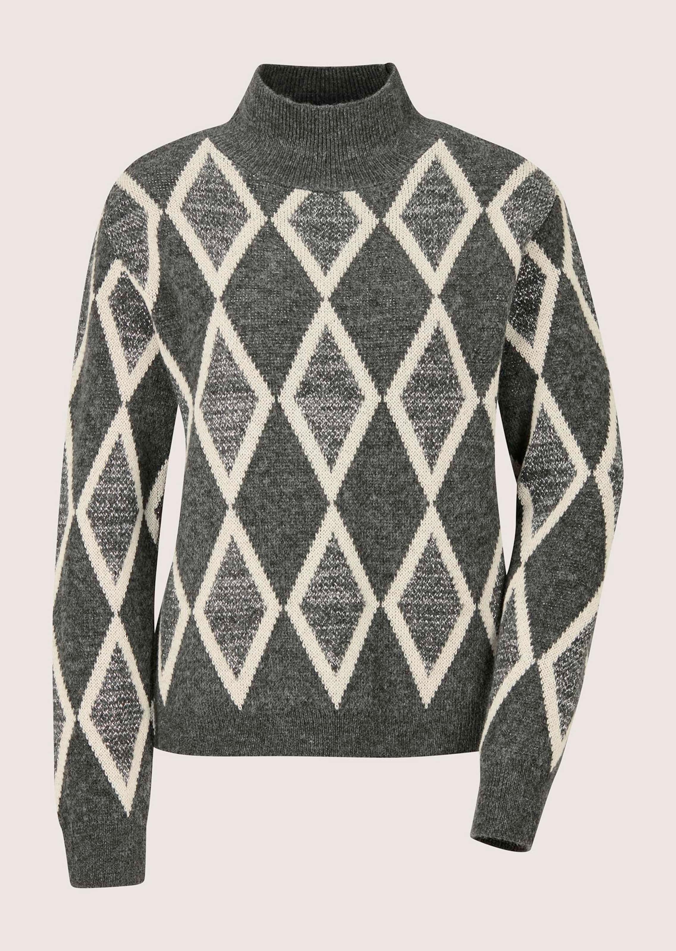 Pullover mit modischem Rauten-Muster