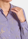 Hemdbluse mit Metallic Print thumbnail 5