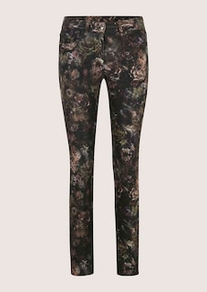 5-Pocket-Hose mit floralem Allover-Print thumbnail 6