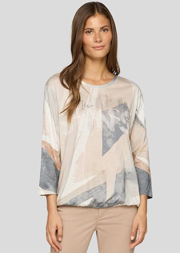 Shirt mit glitzerndem Letter Print