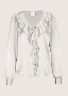 Blouse en satin avec volants thumbnail 6