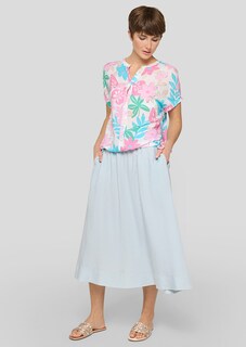 Blouse estivale avec lien de serrage à la base thumbnail 2